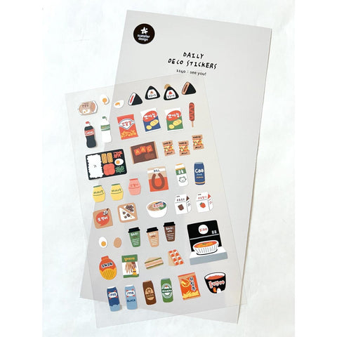 Snack Time Stickers