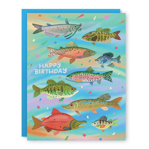 Freshwater Fish Birthday Card
