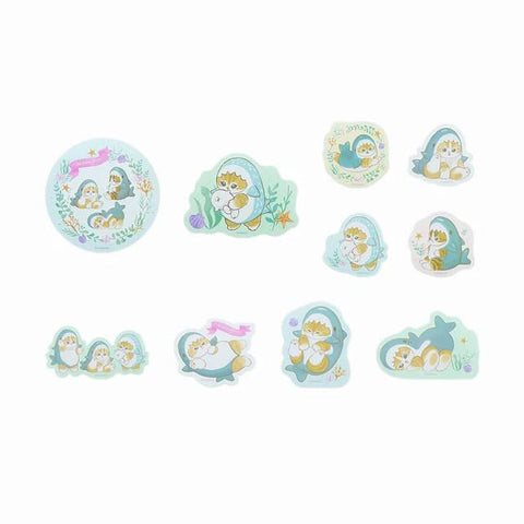 Mofusand Shark Removable Sticker Set