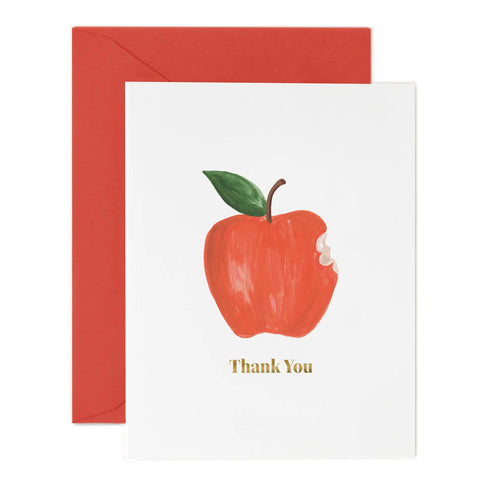 Apple Thank You Card