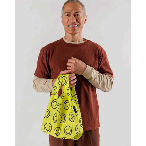 Baby Reusable Tote: Yellow Happy