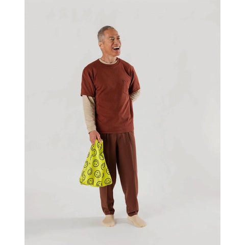 Baby Reusable Tote: Yellow Happy