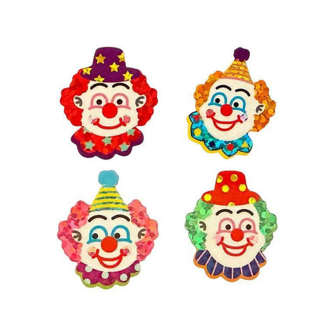 Sparkle Clowns Vintage Sticker Sheet