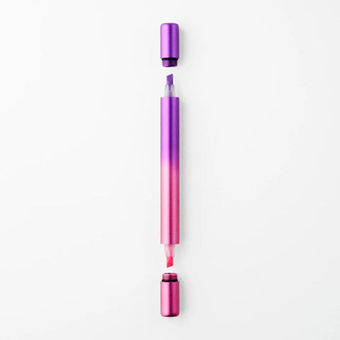 Ori Refillable Highlighter, Pink + Purple