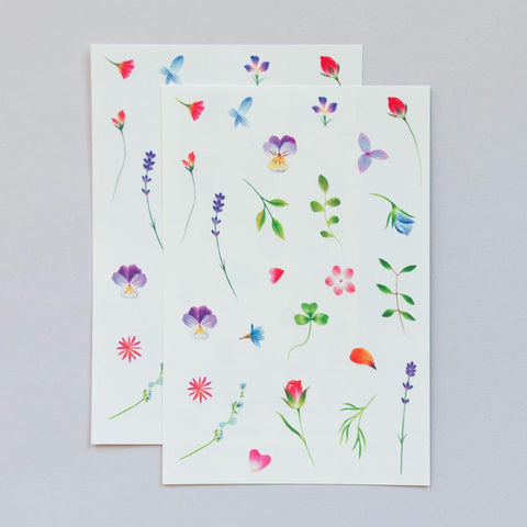 Petite Garden Tattoo Sheets