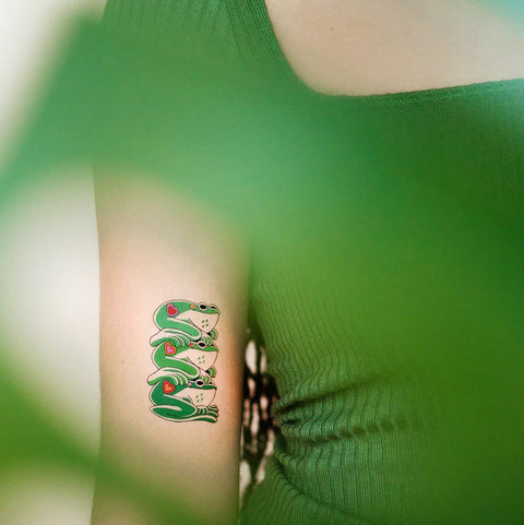 Frog Stack Tattoos