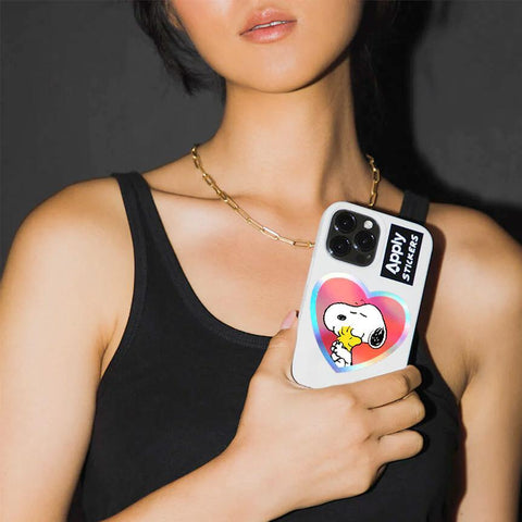 Holo Heart Snoopy Sticker