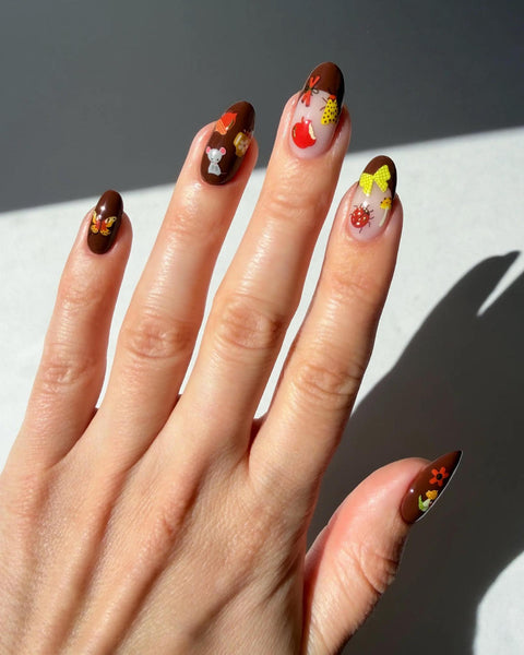 Cinnamon Stick Nail Art Stickers