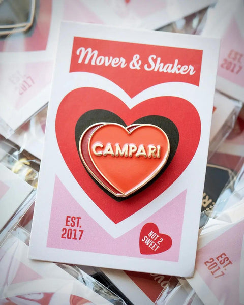 Campari Enamel Pin