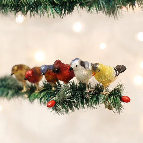 Mini Songbird Clip-on Ornaments