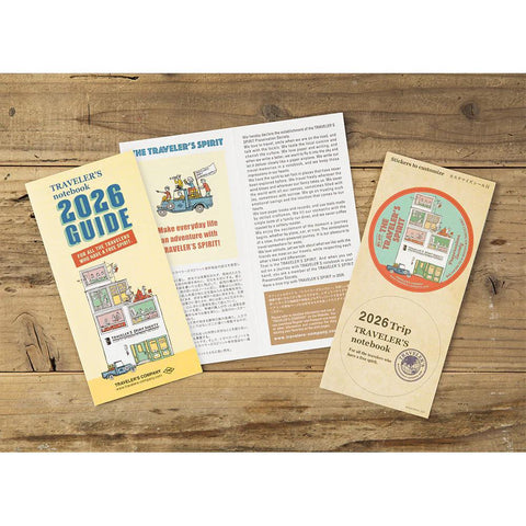 TRAVELER'S notebook, Regular Size, 2026 Diary (Monthly)