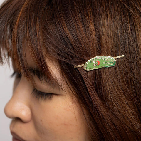 Pickle Guy Hairpin