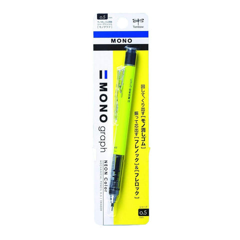 MONO Graph Mechanical Pencil, Neon Yellow