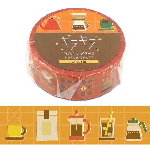 Retro Coffee Washi Tape