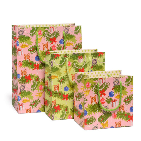 Meowy Christmas Gift Bag