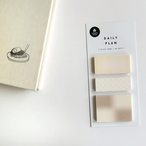 Daily Plan 61 Sticky Memos