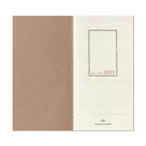 TRAVELER'S notebook, Regular Size, 2027 Weekly Vertical