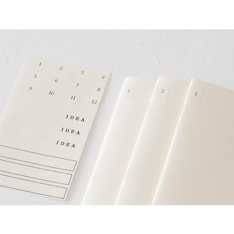 MD Light A4 Grid Notebooks, Pack of 3