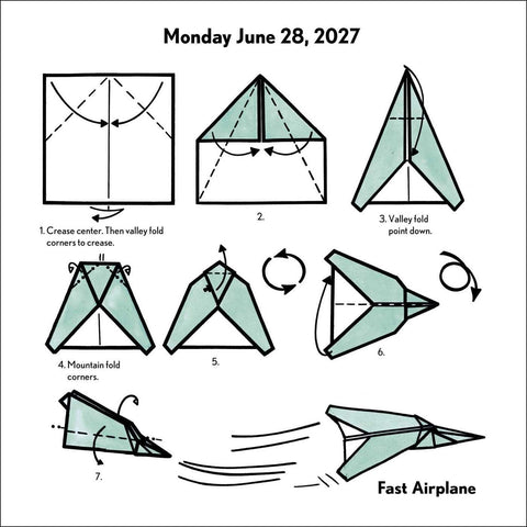 Easy Origami 2027 Day-to-Day Calendar