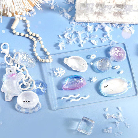 Kyururun Ice + Snow Animals Stickers