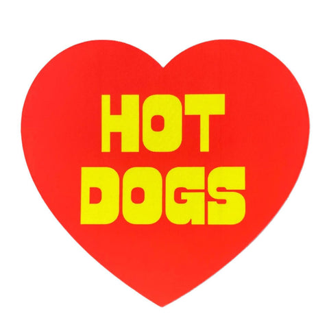 Food Heart Stickers
