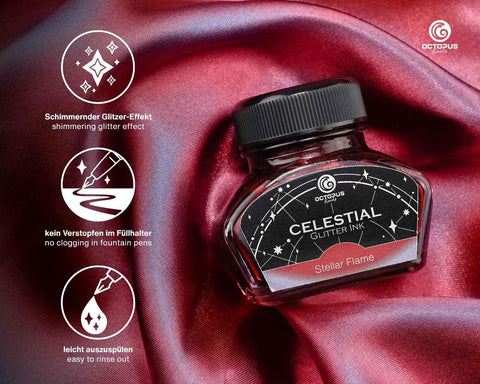 Stellar Flame Celestial Glitter Ink