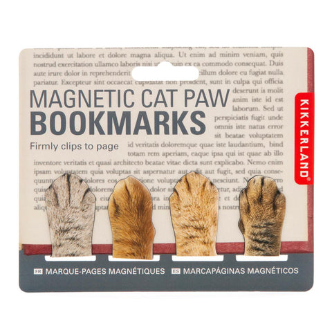 Magnetic Cat Paw Bookmarks