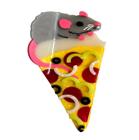 Pizza Rat Hair Claw