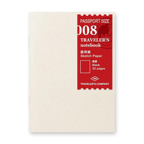 TRAVELER'S notebook, Passport Size, 008 - Sketch Paper