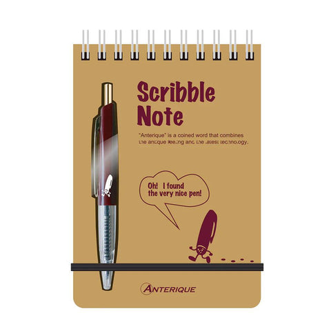 Anterique Scribble Memo Notebook + Pen Set