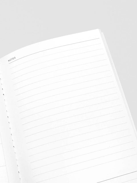 Monthly Admin Travel Notebook, A5 Slim