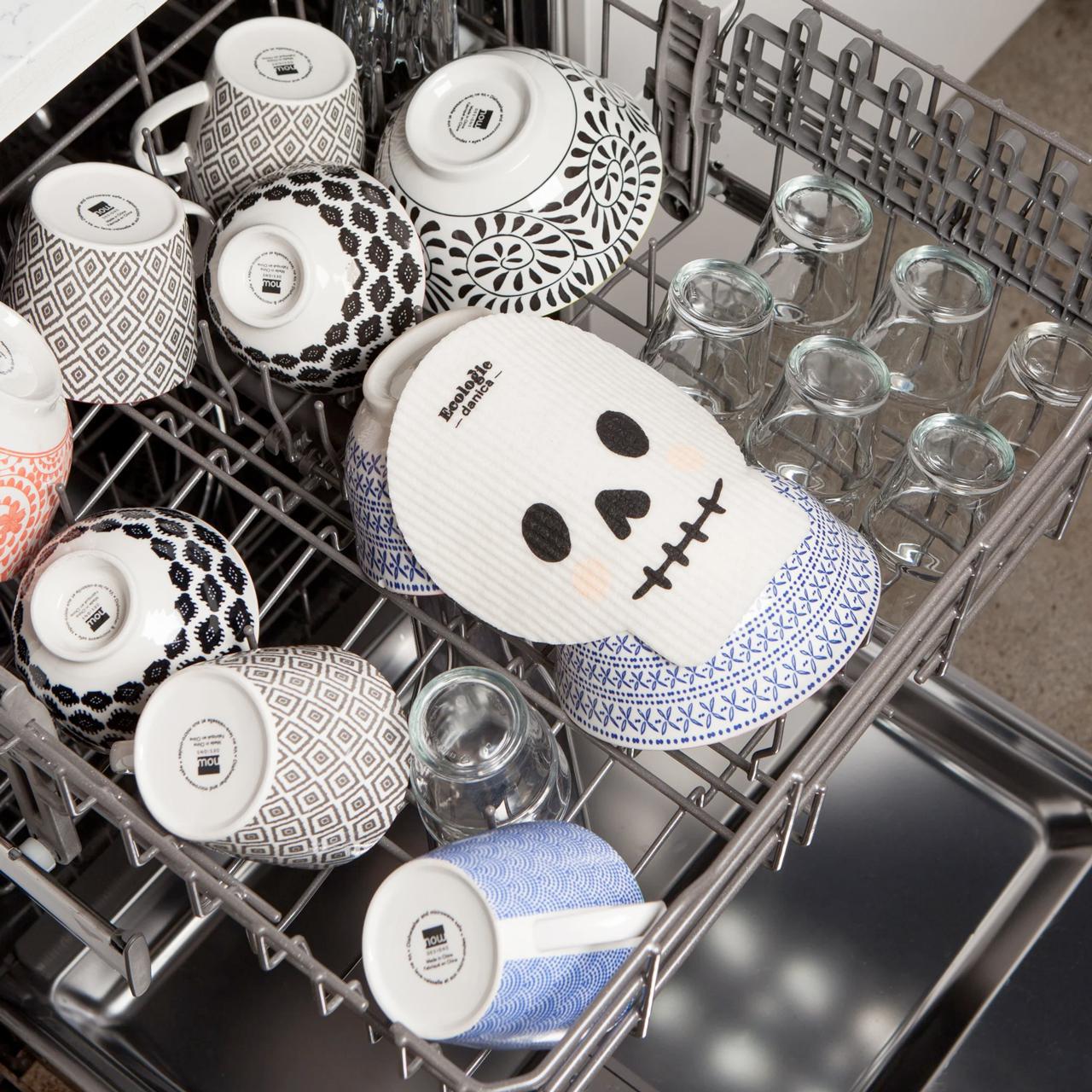 Boo Crew Skull Swedish Dishcloth