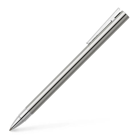 Neo Slim Polished Stainless Steel Rollerball Pen