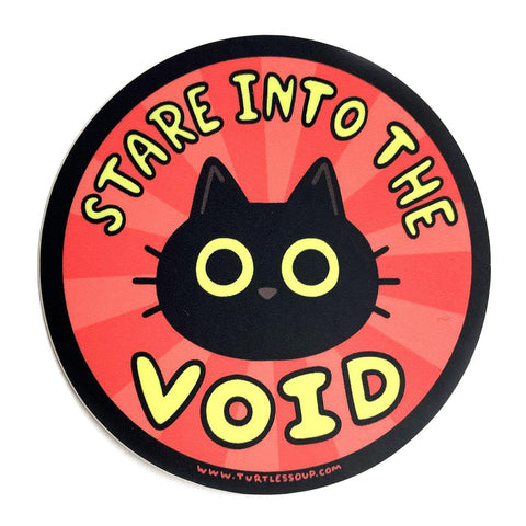 Stare into the Void Sticker