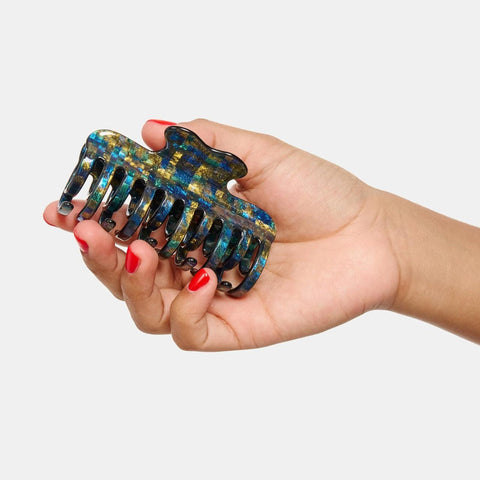 Small Jojo Hair Claw, Dark Sparkle
