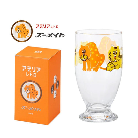 Retro Footed Glass Cup, Zoo Mate