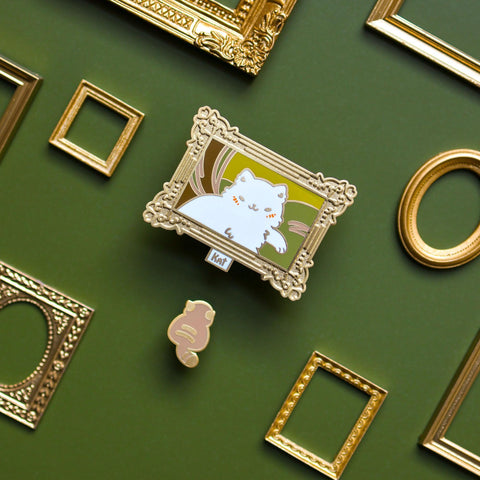 Meowster Piece Enamel Pin Set