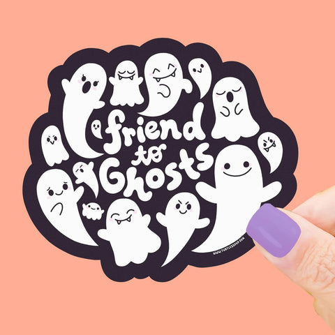 Friend to Ghosts GID Sticker