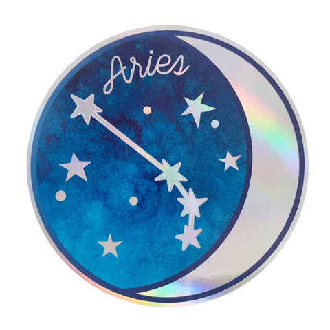 Zodiac Sign Holographic Stickers