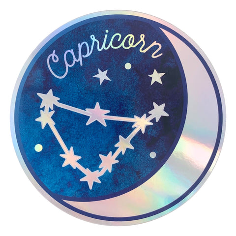 Zodiac Sign Holographic Stickers