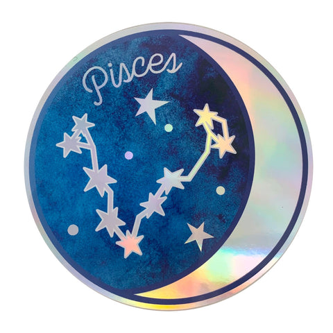 Zodiac Sign Holographic Stickers