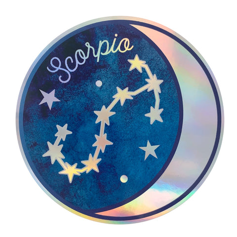 Zodiac Sign Holographic Stickers