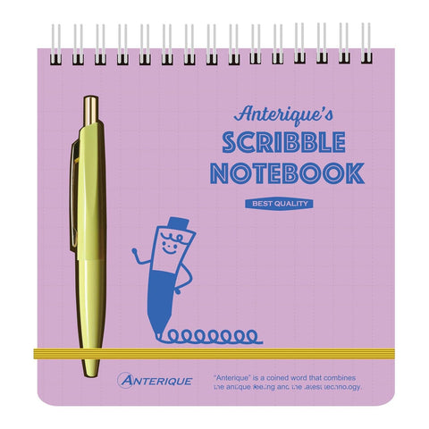 Square Scribble Notepad + Mini Pen Sets