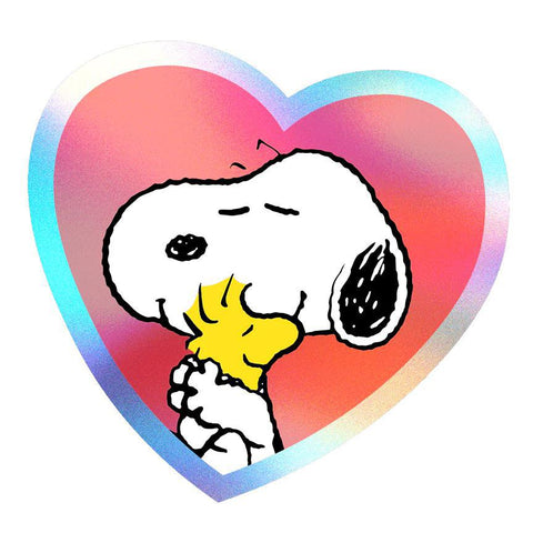 Holo Heart Snoopy Sticker