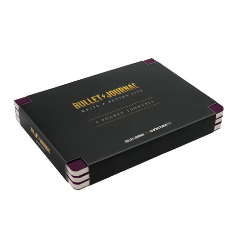 Pocket Bullet Journals, Pack of 3