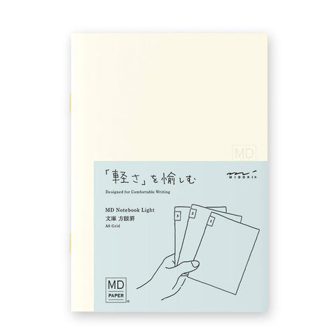 MD Light A6 Notebooks, Packs of 3