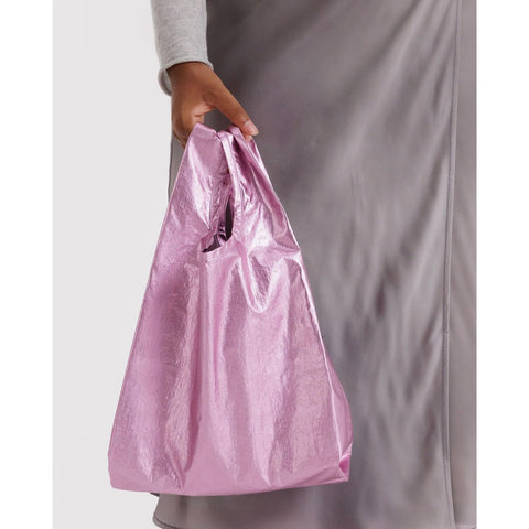 Baby Reusable Tote: Blush Metallic