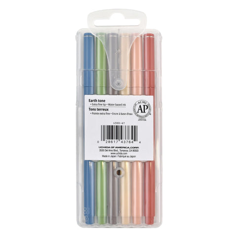 Le Pen Earth Tone Colors, Set of 6