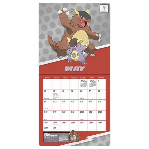 Pokémon 2027 Wall Calendar