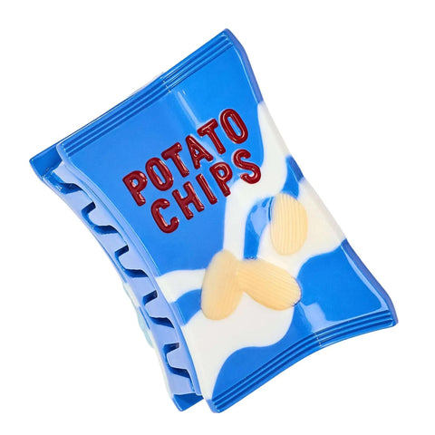 Potato Chip Bag Mini Hair Claw